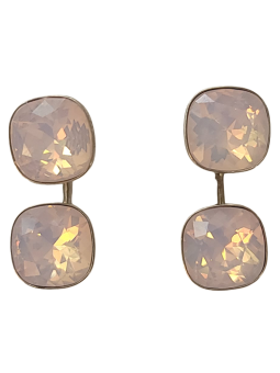 Boucles d'Oreilles Argent et Cristal Spark | UB Bijoux