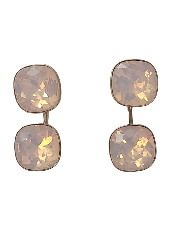 Boucles d'Oreilles Argent et Cristal Spark | UB Bijoux