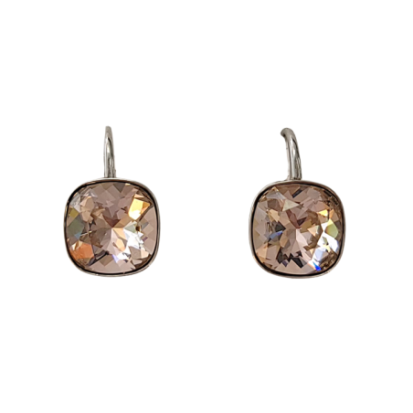 Boucles d'Oreilles Argent et Cristal Spark | UB Bijoux