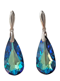 Boucles d'Oreilles Argent et Cristal Spark | UB Bijoux