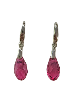 Boucles d'Oreilles Argent et Cristal Spark | UB Bijoux