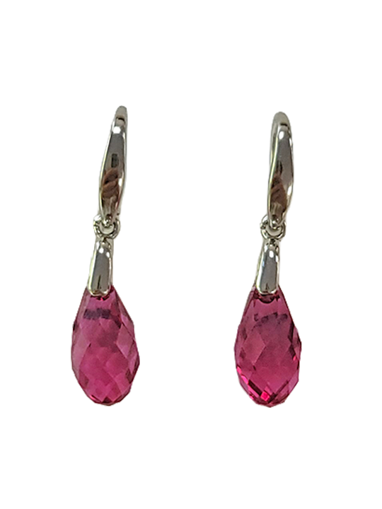 Boucles d'Oreilles Argent et Cristal Spark | UB Bijoux