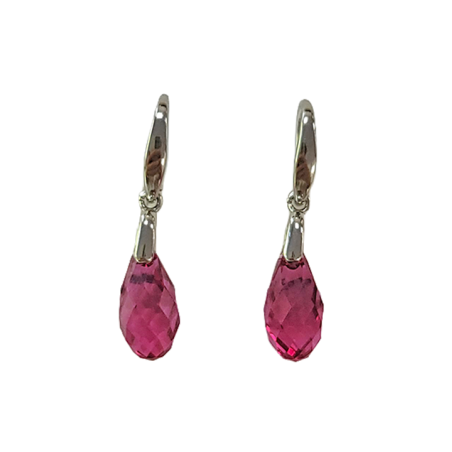 Boucles d'Oreilles Argent et Cristal Spark | UB Bijoux