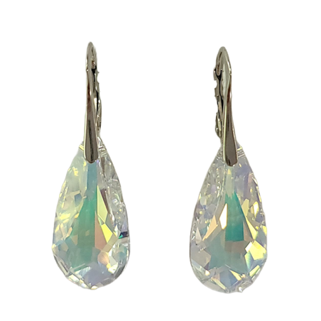 Boucles d'Oreilles Argent et Cristal Spark | UB Bijoux