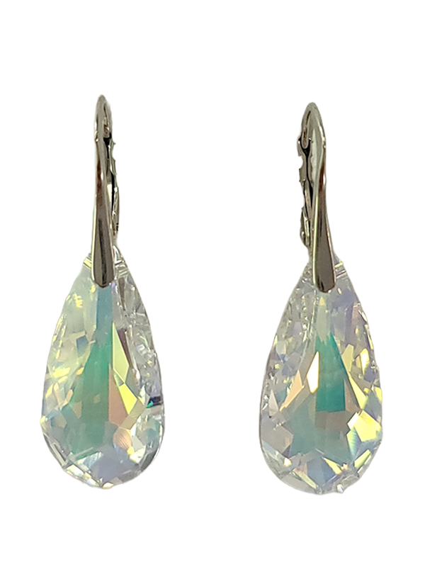 Boucles d'Oreilles Argent et Cristal Spark | UB Bijoux