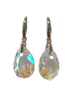 Boucles d'Oreilles Argent et Cristal Spark | UB Bijoux