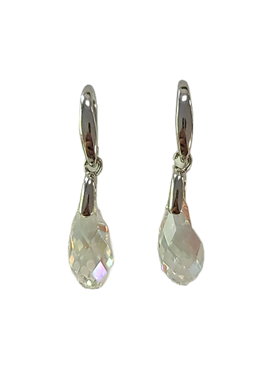 Boucles d'Oreilles Argent et Cristal Spark | UB Bijoux