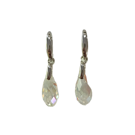 Boucles d'Oreilles Argent et Cristal Spark | UB Bijoux