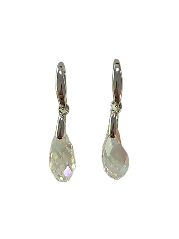 Boucles d'Oreilles Argent et Cristal Spark | UB Bijoux