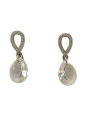 Boucles d'Oreilles Argent Cristal et Oxydes de Zirconium Spark | UB Bijoux