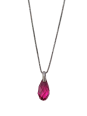 Collier Argent et Cristal Rose Spark | UB Bijoux