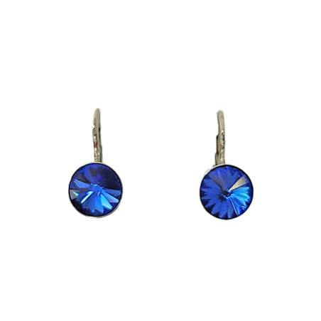 Boucles d'Oreilles Argent et Cristal Spark | UB Bijoux