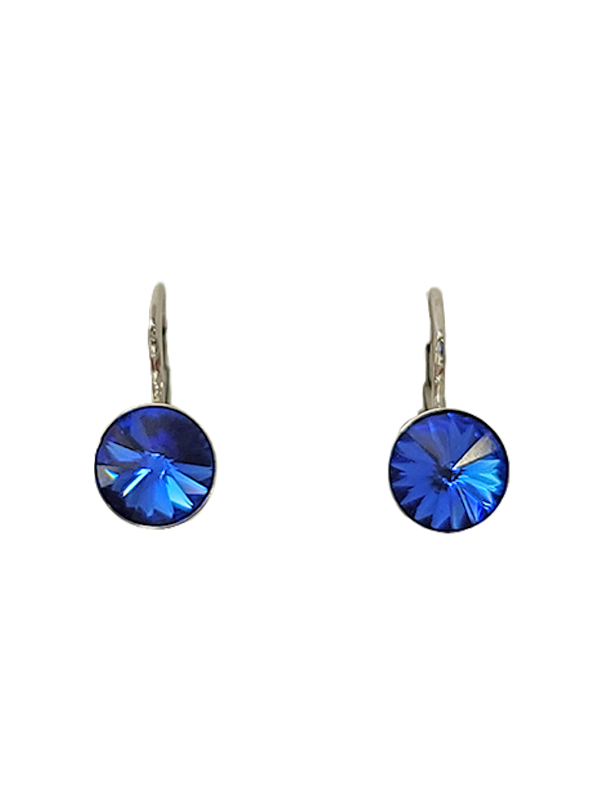Boucles d'Oreilles Argent et Cristal Spark | UB Bijoux