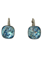 Boucles d'Oreilles Argent et Cristal Spark | UB Bijoux