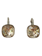 Boucles d'Oreilles Argent et Cristal Spark | UB Bijoux