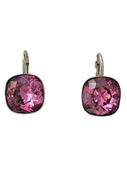 Boucles d'Oreilles Argent et Cristal Spark | UB Bijoux