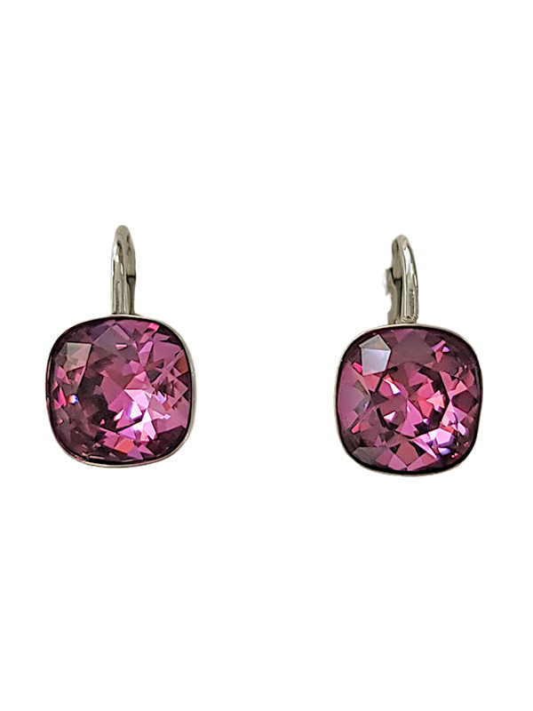 Boucles d'Oreilles Argent et Cristal Spark | UB Bijoux