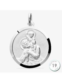 Médaille Saint Christophe Argent | UB Bijoux