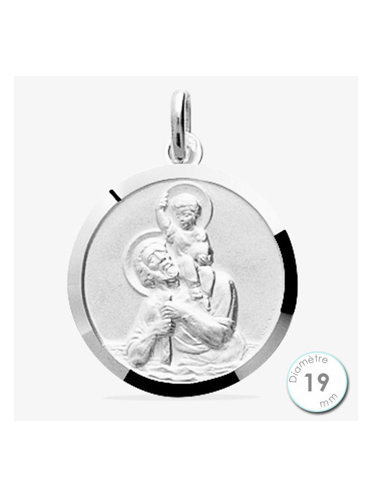 Médaille Saint Christophe Argent | UB Bijoux