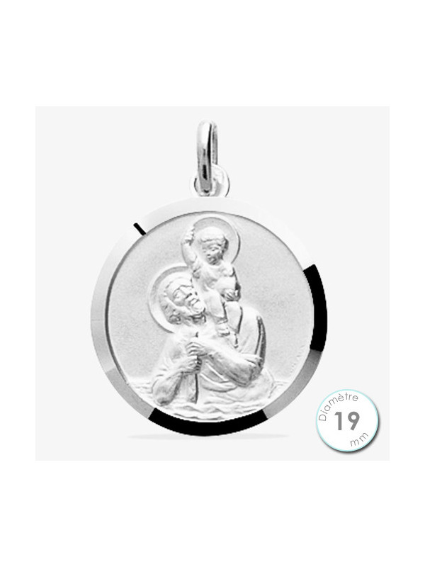 Médaille Saint Christophe Argent | UB Bijoux