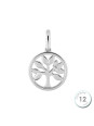 Médaille Arbre de Vie Ajourée Argent Oxyde de Zirconium | UB Bijoux