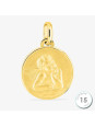 Médaille De Baptême Ange Plaqué Or | UB Bijoux