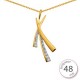 Collier plaqué or - 002090