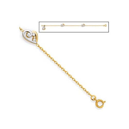 Bracelet femme Plaqué Or et oxydes