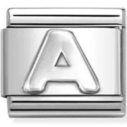 Maillons Nomination Lettre Argent - maillons du bracelet composable