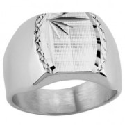 Chevalière homme Argent et Chevalière femme Argent - Atelier UB Bijoux