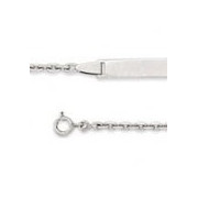 Gourmette bébé Or blanc - Gourmettes pour bébé en Or blanc