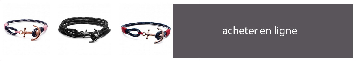 Découvrez en ligne la collection de bracelets Tom Hope